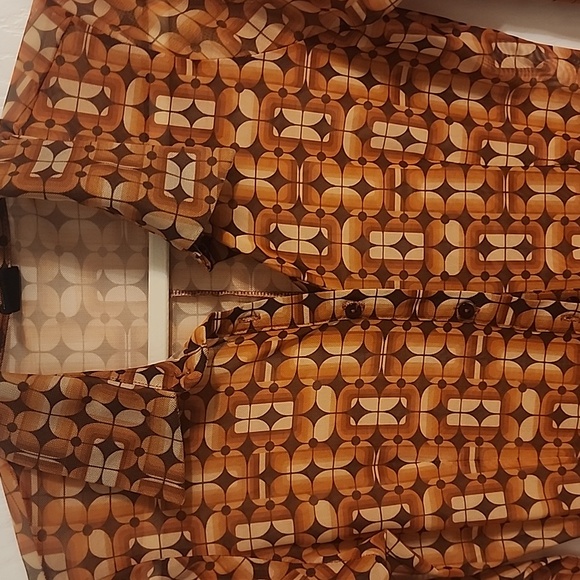 Urban outfitters sheer button up dress - Picture 2 of 4